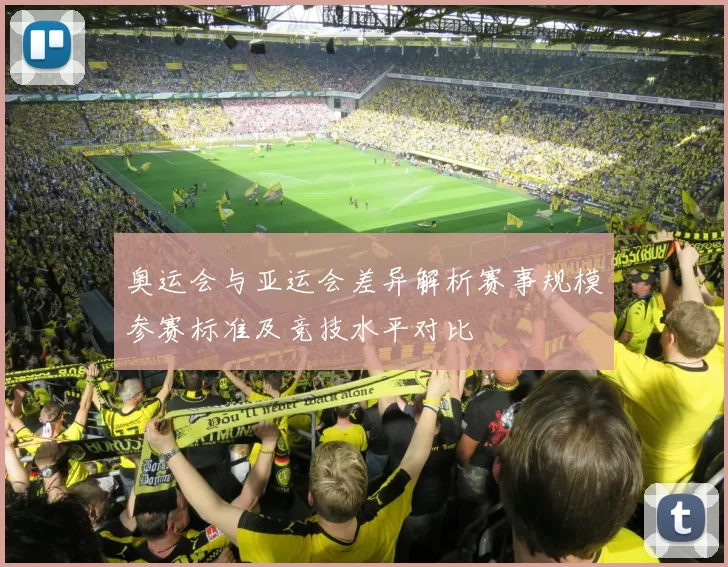 奥运会与亚运会差异解析赛事规模参赛标准及竞技水平对比